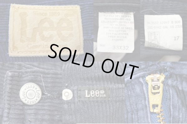 画像3: 90's Lee 205-5442 太畝コーデュロイパンツ “USA製 / NAVY” (3)