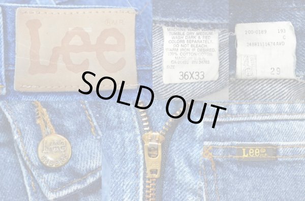 画像3: 90's Lee 200-0189 デニムパンツ “USA製 / ヒゲ” (3)