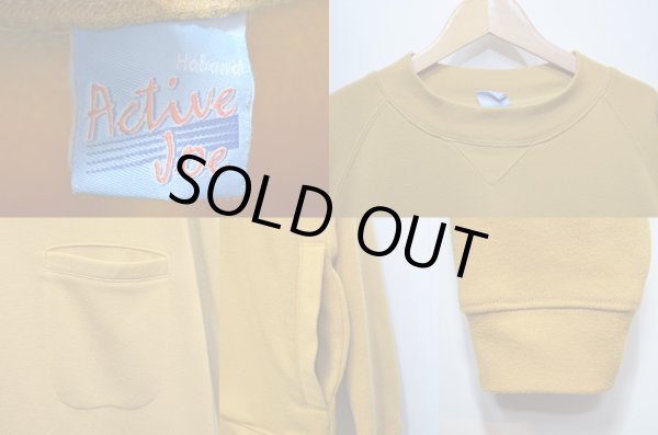 画像3: 90's Active Joe ポケット付きスウェットシャツ “カラシ色” (3)