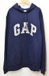 画像1: GAP ビッグロゴスウェットパーカー “NAVY / DEADSTOCK” (1)