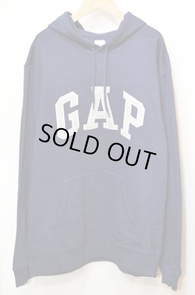 画像1: GAP ビッグロゴスウェットパーカー “NAVY / DEADSTOCK” (1)