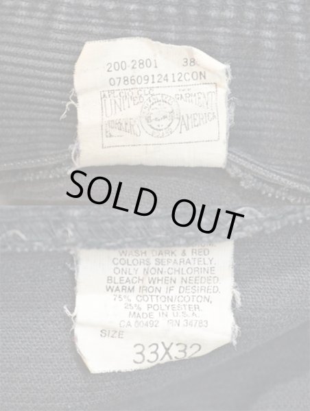 画像3: 90's Lee 200-2801 コーデュロイパンツ “BLACK” (3)