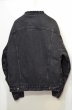 画像2: 80's Levi's 70609-0270 ブラックデニムボアジャケット (2)