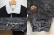 画像4: 80's Levi's 70609-0270 ブラックデニムボアジャケット (4)