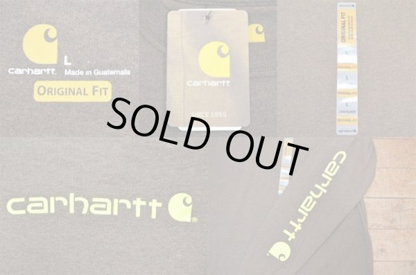 画像3: 日本未発売 Carhartt 袖プリント入り L/S Tシャツ (3)