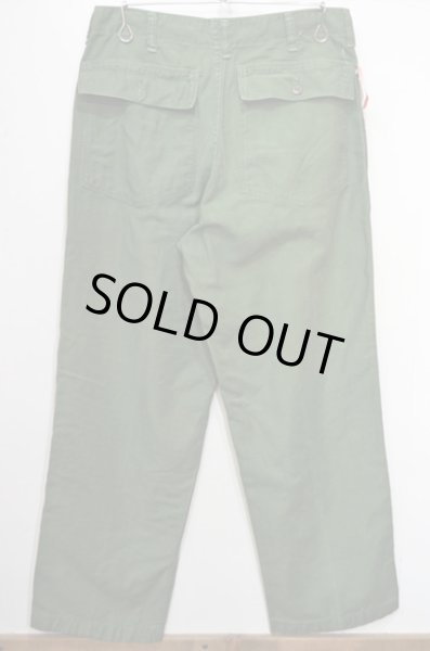 画像2: 60's US.ARMY コットンサテンベイカーパンツ (2)