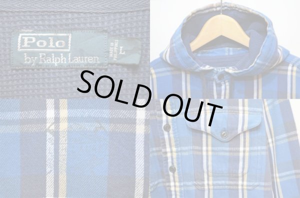 画像3: Polo Ralph Lauren フード付きネルシャツ (3)
