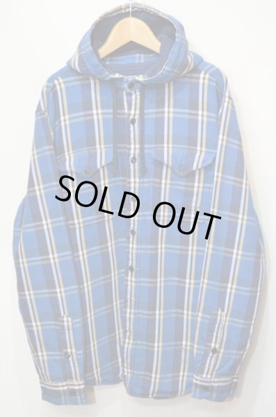 画像1: Polo Ralph Lauren フード付きネルシャツ (1)