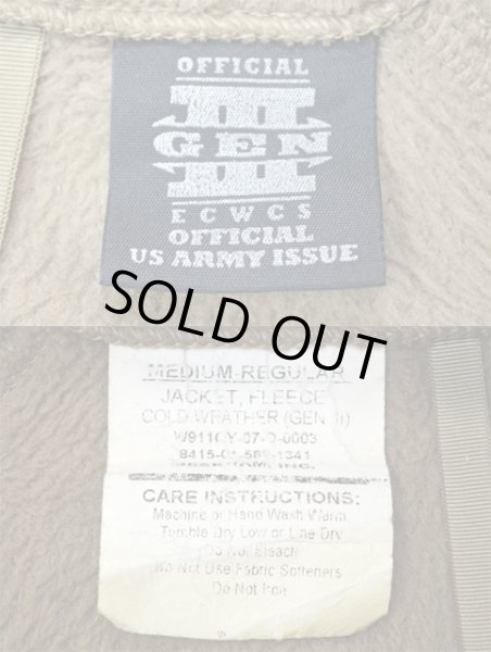 画像3: ECWCS GENIII POLARTEC フリースジャケット “Coyote” (3)