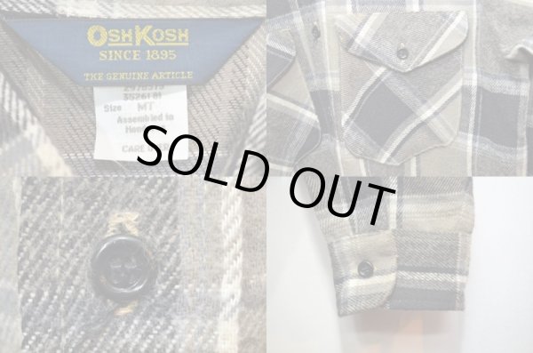 画像3: 90's OSH KOSH ヘビーネルシャツ “DEADSTOCK” (3)