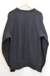 画像2: 90's Champion リバースウィーブスウェット “目付き / BLACK” (2)