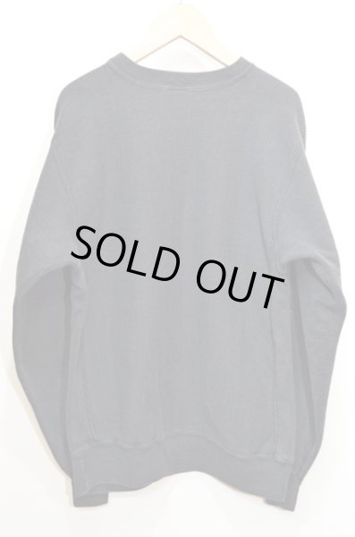 画像2: 90's Champion リバースウィーブスウェット “目付き / BLACK” (2)