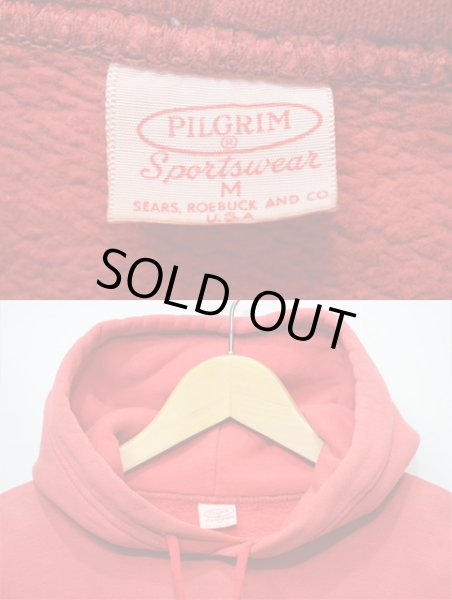 画像3: 60's PILGRIM スウェットパーカー “RED” (3)