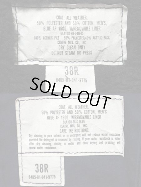 画像3: 80's USAF オールウェザーコート (3)