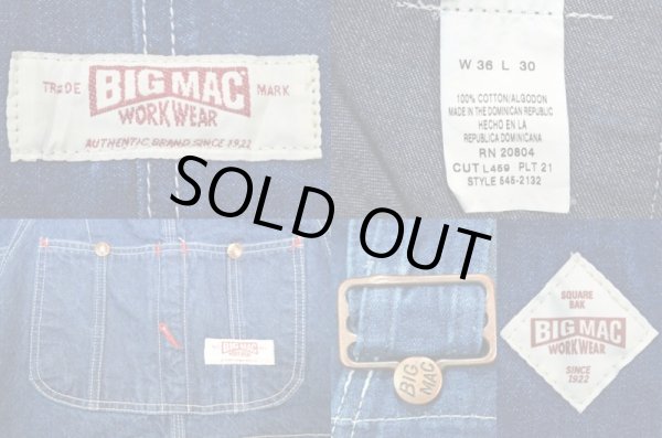 画像3: 90's BIG MAC デニムオーバーオール (3)