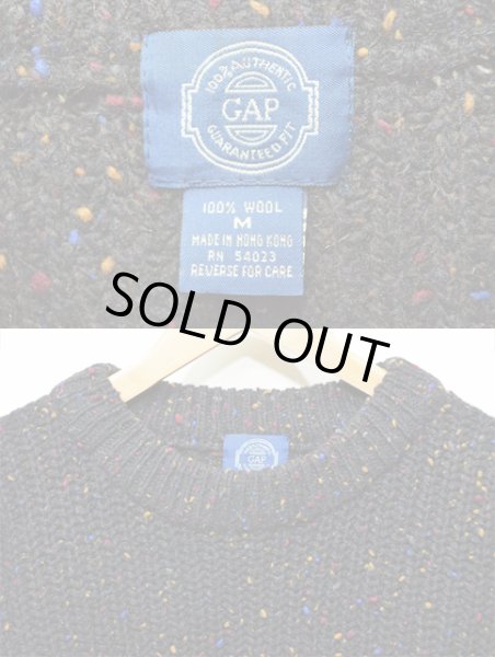画像3: 90's OLD GAP カラーネップウールニット (3)