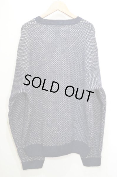 画像2: 90's Eddie Bauer バーズアイ柄 ウールニット (2)