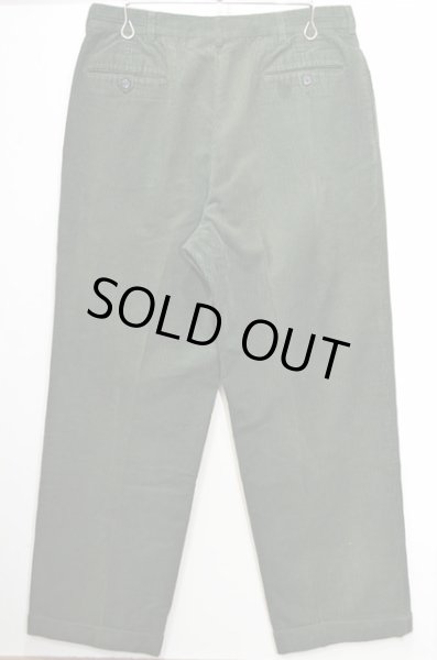 画像2: 90's Polo Ralph Lauren 太畝コーデュロイパンツ “GREEN” (2)