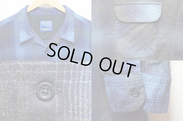 画像4: Pendleton ウールシャツ “青ベース / オンブレチェック” (4)