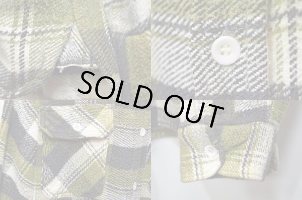 画像4: 50's Winter King マチ付き ヘビーネルシャツ (4)