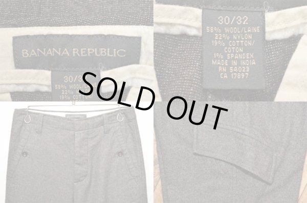 画像3: BANANA REPUBLIC 6ポケット ウールパンツ (3)