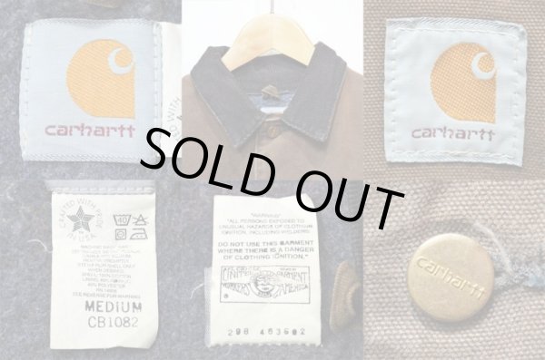 画像3: 90's Carhartt ブラウンダック カバーオール “USA製” (3)