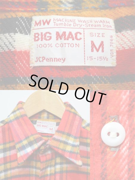 画像4: 70's BIGMAC ヘビーネルシャツ "DEADSTOCK" (4)