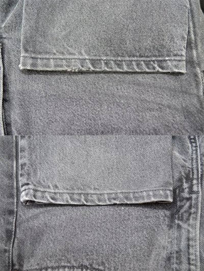 画像1: 90's Levi's 505 ブラックデニムパンツ “USA製”