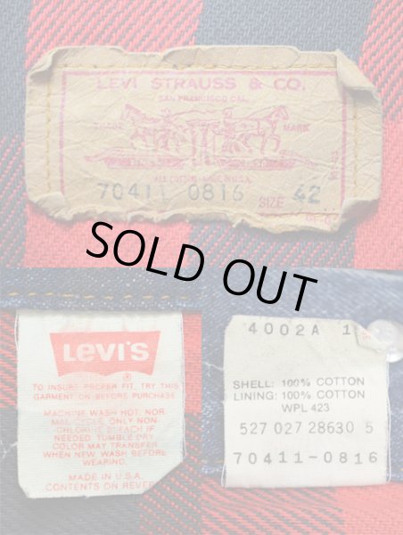 画像3: 80's Levi's ネルライナー付きデニムジャケット (3)