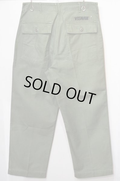 画像2: 60's US.ARMY コットンサテン ベイカーパンツ (2)