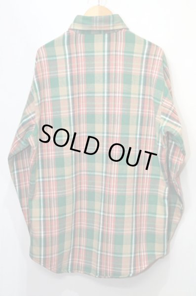 画像2: 80's BIGMAC ヘビーネルシャツ “グリーンベース” (2)