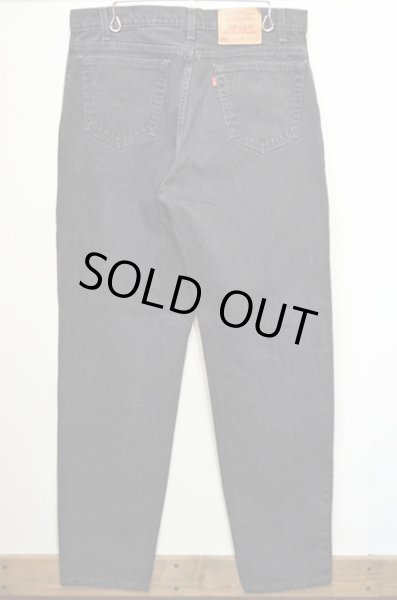 画像2: 90's Levi's 560 ブラックデニムパンツ “USA製” (2)