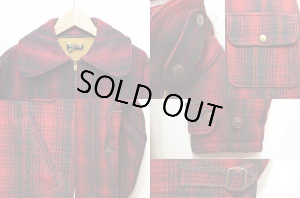 画像4: 40's Woolrich マッキノークルーザージャケット “size 36” (4)