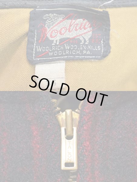 画像3: 40's Woolrich マッキノークルーザージャケット “size 36” (3)