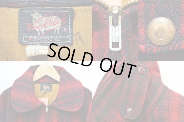 画像3: 50's Woolrich マッキノークルーザージャケット “size 44” (3)