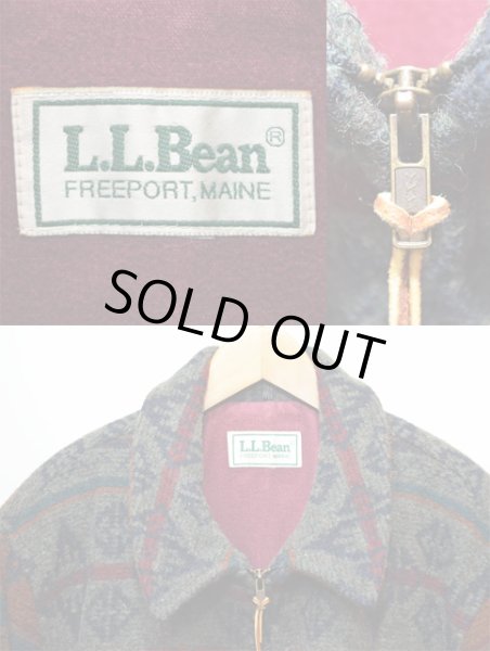 画像3: 90's L.L.Bean 総柄ウールジャケット (3)