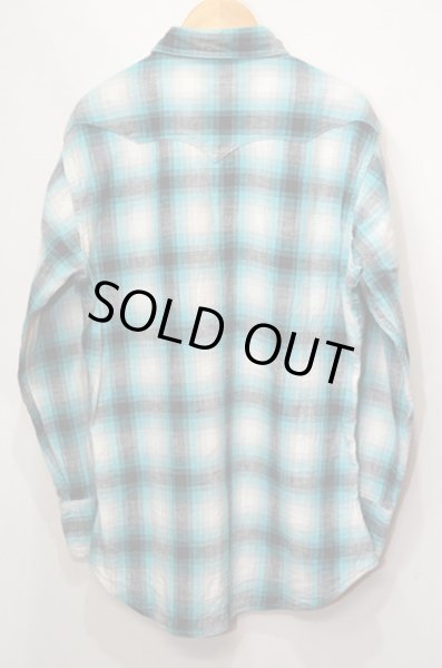 画像2: 60's FOREMOST コットンネル ウエスタンシャツ (2)