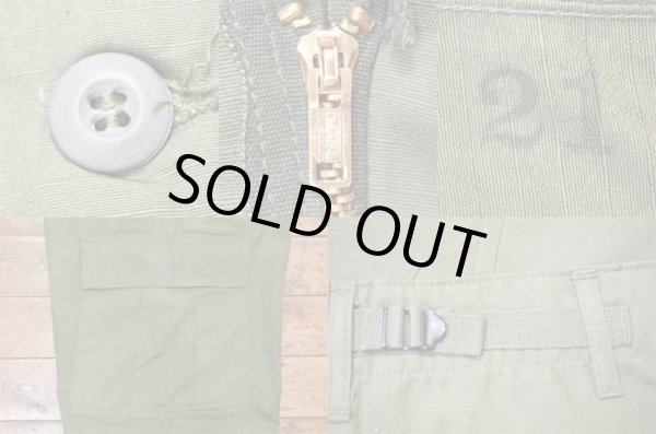 画像4: 60's US.ARMY ジャングルファティーグパンツ “DEADSTOCK” (4)