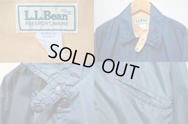 画像3: 80's L.L.Bean チンスト付き コーチジャケット (3)