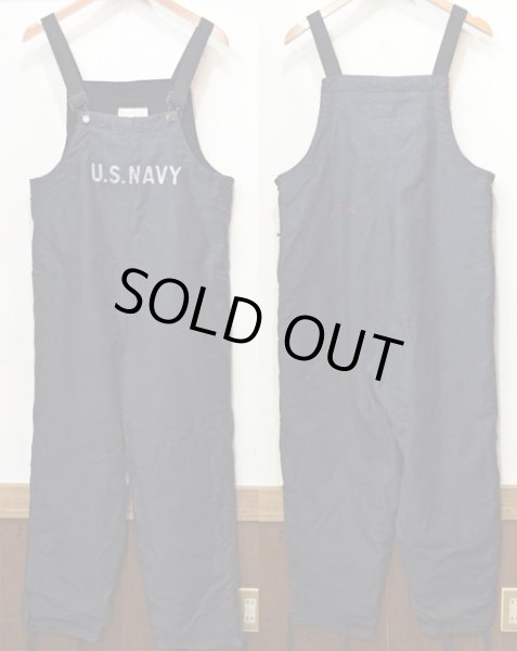 画像2: 40's US.NAVY WWII ブルーデッキパンツ “フック式” (2)