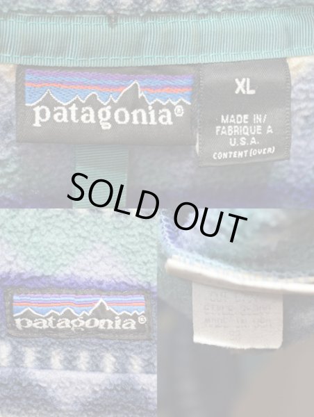 画像3: 93's Patagonia 総柄 シンチラスナップT “Diamond” (3)