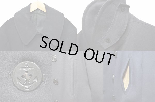 画像4: 40's US NAVY 10ボタン Pコート (4)