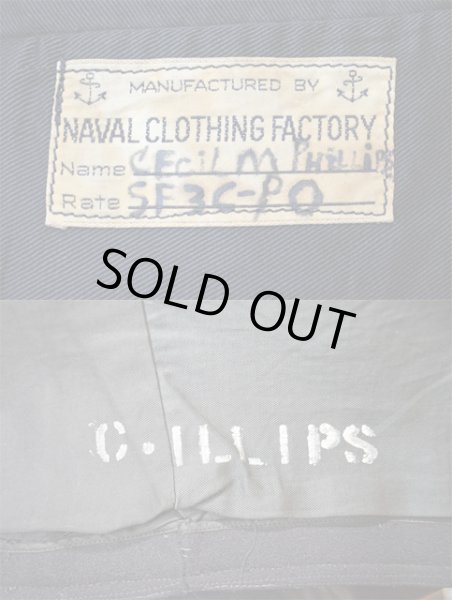 画像3: 40's US NAVY 10ボタン Pコート (3)