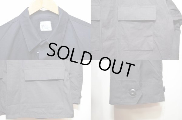 画像4: 97's US.ARMY BDUジャケット “BLACK357 / DEADSTOCK” (4)