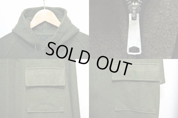 画像3: 60-70's Unknown フーデッドウールコート (3)