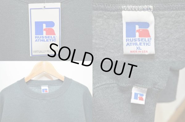 画像4: 90's RUSSELL 前Vスウェット “USA製 / DEADSTOCK” (4)