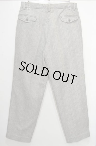 画像2: 90's Eddie Bauer ヘリンボーン織り コットンスラックス (2)