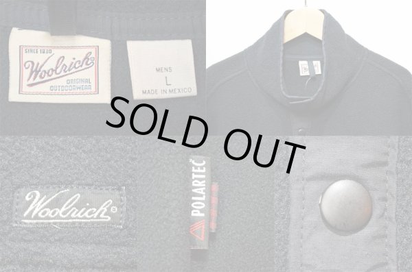 画像3: 90's Woolrich スナップT型フリースジャケット “BLACK” (3)