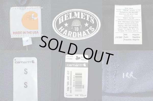 画像4: 日本未発売 Carhartt アクティブジャケット “Helmets to Hardhats / NAVY” (4)
