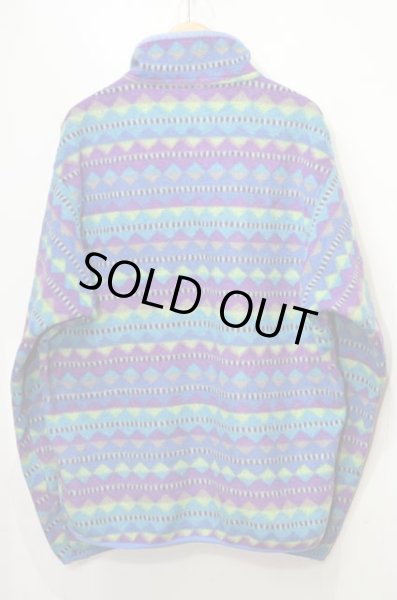 画像2: 93's Patagonia 総柄 シンチラスナップT “Diamond” (2)